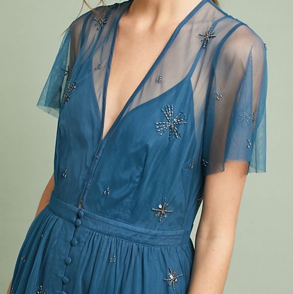Anthropologie Lille beaded dress - Picture 2 of 8